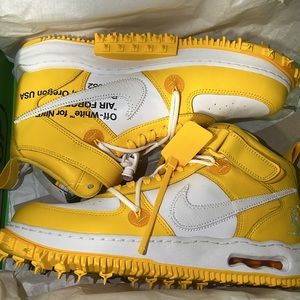 BRAND NEW‼️ NIKE X OFF WHITE AIR FORCE 1 MID SP LTHR